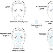 How to determine facial skin type - test at home