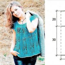 Crochet T-shirts: step-by-step instructions and patterns